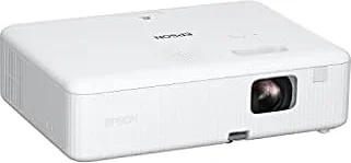 Epson EpiqVision Flex CO-W01 Portable Projector 3-Chip 3LCD Technology | 3000 Lumens of Color and White Brightness 300-Inches Display HDMI Port Built-in Speaker Home Theater and Work