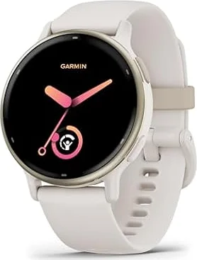 Garmin vívoactive® 5, Health & Fitness GPS Smartwatch, 42mm, Ivory | 24/7 Health Monitoring, Built-In Sports Apps, Sleep Coach, Body Battery™ Energy Monitoring, Workout Benefit & Recovery Time