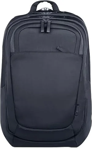 HP Travel Plus 30L 17 Inch Laptop Backpack - Water Resistant Expandable to 35L RFID Protection Padded Laptop Compartment Blue Graphite