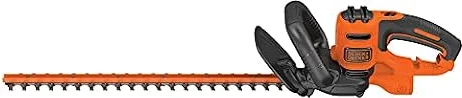 BLACK+DECKER 22" Electric Hedge Trimmer, Lightweight 4.0 Amp Corded Dual Action Shrub Trimmer, Full Wraparound Handle, High Output Low Vibration (BEHT350FF)