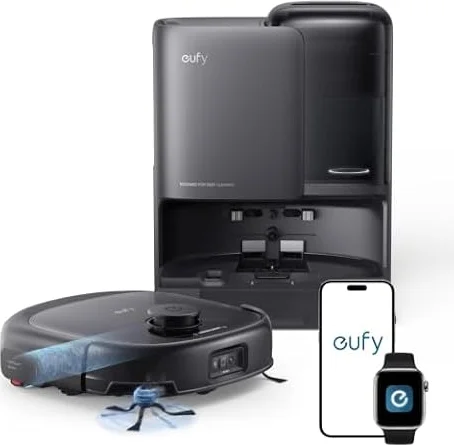 eufy E25 Robot Vacuum and Mop Combo, 20,000 Pa, HydroJet Roller Mop