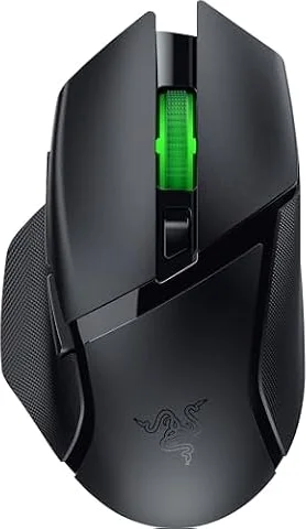 Razer Basilisk V3 X HyperSpeed Customizable Wireless Gaming Mouse, Black | Mechanical Switches Gen-2, 5G Advanced 18K Optical Sensor, Chroma RGB, 9 Programmable Controls, 285 Hr Battery