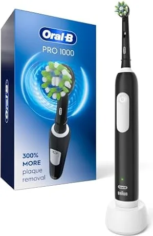 Oral-B Pro 1000 Rechargeable Electric Toothbrush, Black