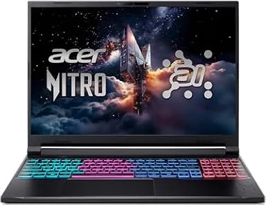 Acer Nitro V 16S AI Copilot+ PC Gaming Laptop | AMD Ryzen AI 7 350 Processor | NVIDIA GeForce RTX 5070 Laptop GPU | 16" WQXGA IPS 180Hz Display | 16GB DDR5 | 1TB Gen 4 SSD | Wi-Fi 6E | ANV16S-61-R3Z0