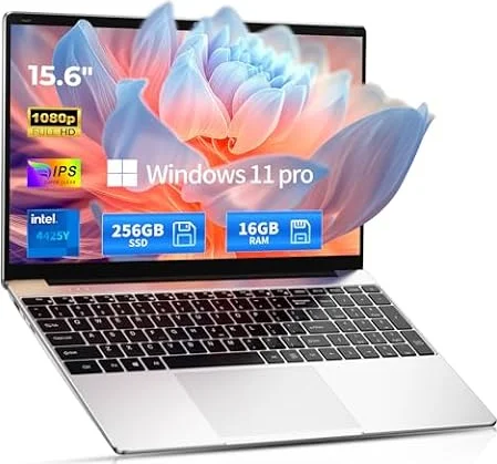 SAGAWHALE 2026 Window 11 Pro Traditional Laptop Computer, 16GB RAM 256GB SSD for Business Student School College, 15.6" FHD IPS Display, Lightweight Portable, 4H Battery, 3.5 lbs