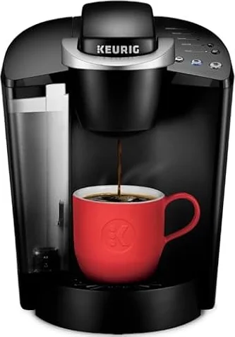 Keurig K-Classic Single Serve K-Cup Pod Coffee Maker, Black | 3 Brew Sizes, 48oz Removable Reservoir, Auto-Off Feature, Simple Button Controls, Works with K-Cup Pods