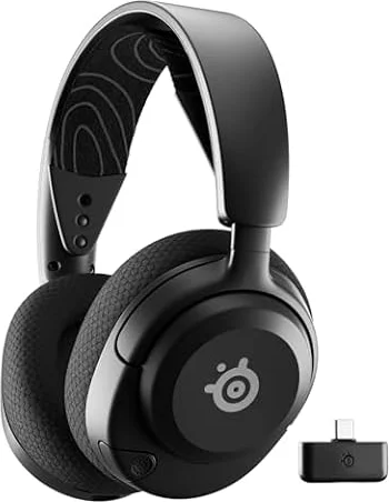 SteelSeries Arctis Nova 5 Wireless Multi-System Gaming Headset - Black | Neodymium Magnetic Drivers — 60 HR Battery — 2.4GHz or BT — ClearCast Gen2.X Mic — PC, PS5, PS4, Switch, Mobile