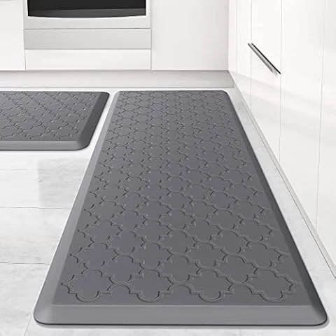 Kitchen Mat 2 PCS Cushioned Anti-Fatigue Floor Mat Standing Mat for Kitchen