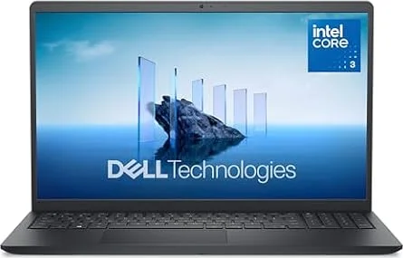 Dell 15.6 Laptop, FHD, Intel Core 3 100U, 8 GB RAM, Windows 11 Home | Anti-Glare IPS WVA, 250 nits, Intel UHD Graphics, DDR4, 512GB SSD, Wi‑Fi 6 & Bluetooth, DC15250