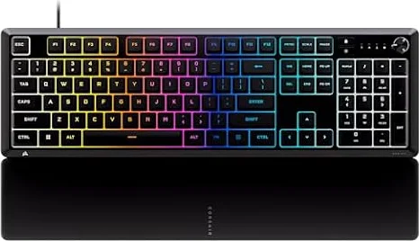 Corsair Skiff 100 Quiet RGB Wired Gaming Keyboard – US QWERTY – Black